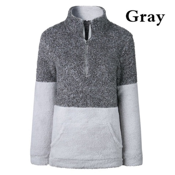 ✅8x Host Pick✅ Chicnowa Half Zip Sweatshirt - Picture 3 of 4